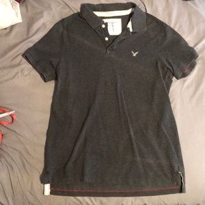 American Eagle grey polo